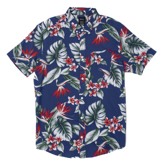 RVCA Ανδρικό κοντομάνικο πουκάμισο Montara Shirt